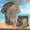 Aloha Mandala Johnnie Walker Whiskey Hawaiian Shirt And Shorts