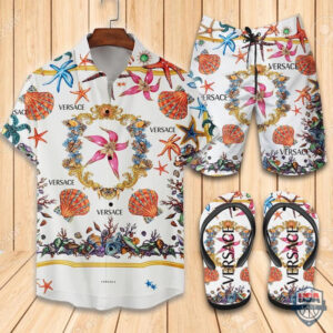 Versace Hawaiian Shirt Beach Short 14