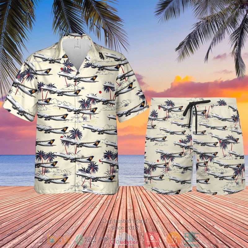 German Airline Lufthansa Airbus A350-941 Hawaiian Shirt German Airline Lufthansa Airbus A350-941 Hawaiian Shirt