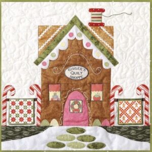 Gingerbread Quilt House Clt0211115H Quilt Blanket