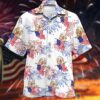 Golden Independence Day Is Coming White Hawaiian Shirt