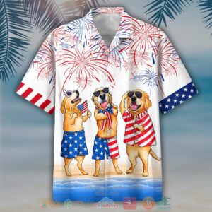 Golden Retriever Independence Day Is Coming Hawaiian Shirt