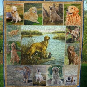 Goldenretriever Quilt Tubjr