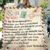 Granddaughter Quilt To My Granddaughter When Ever You Feel Grandma Premium Quilt Blanket Size Throw