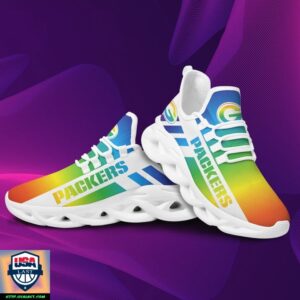 Green Bay Packers Lgbt Custom Name Max Soul Shoes