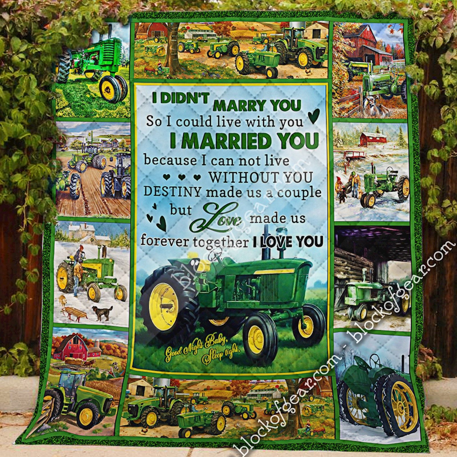 Green Tractor Quilt Green Tractor Quilt