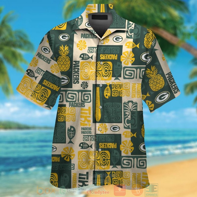 Green Bay Packers Fish Bone Hawaii Shirt Green Bay Packers Fish Bone Hawaii Shirt