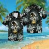 Green Bay Packers Skull Hawaiian Shirt And Shorts
