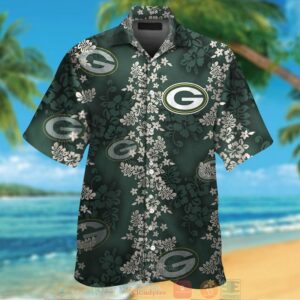 Green Bay Packers Tropical Plants Green Hawaii Shirt