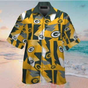 Green Bay Packers Yellow Green Hawaiian Shirt And Shorts