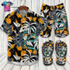 Gucci Snake In Forest Full Print Hawaiian Shirt Beach Shorts And Flip Flops