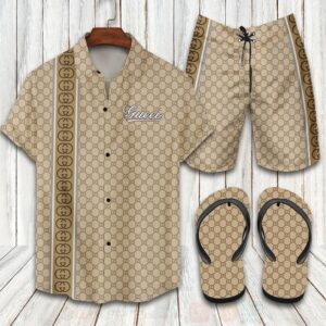 Gucci Cream Hawaiian Shirt