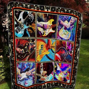 Guitar Quilt Cudlx