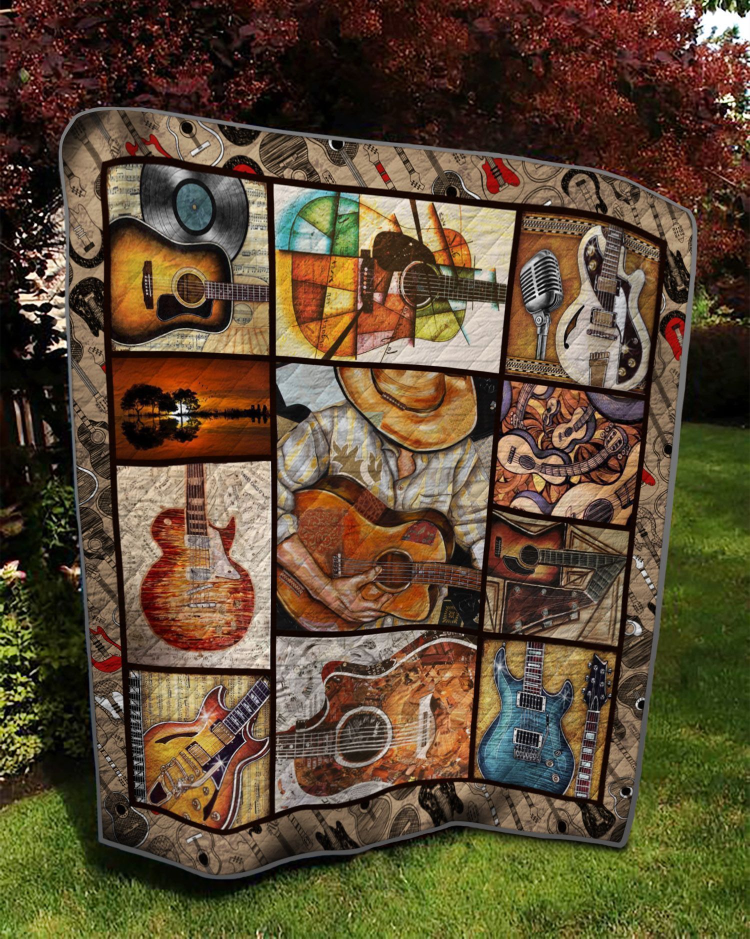 Guitar Quilt Cufnl Guitar Quilt Cufnl