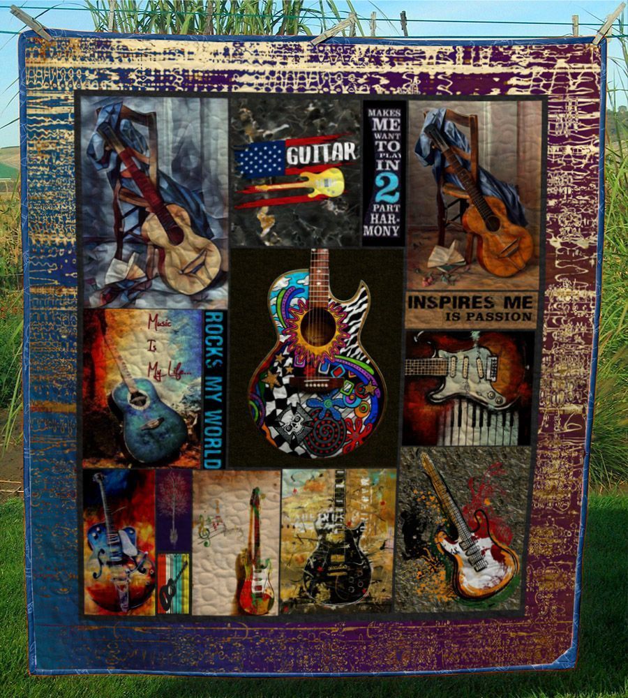 Guitar Quilt Cuvlq Guitar Quilt Cuvlq