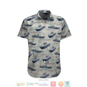 Hmas Canberra L02 Royal Australian Navy Hawaiian Shirt