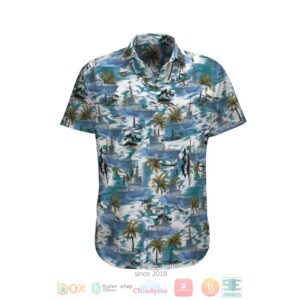 Hmas Hobart Ddg 39 Royal Australian Navy Palm Tree Hawaiian Shirt