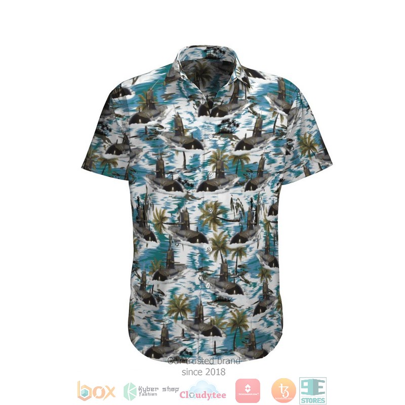 Hmas Rankin Ssg 78 Royal Australian Navy Island Hawaiian Shirt