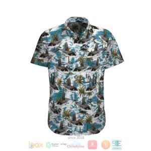 Hmas Rankin Ssg 78 Royal Australian Navy White Hawaiian Shirt