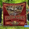 HOT ROD Personalized Quilt bed set & Quilt Blanket DIEG21031102-DIQG21031102
