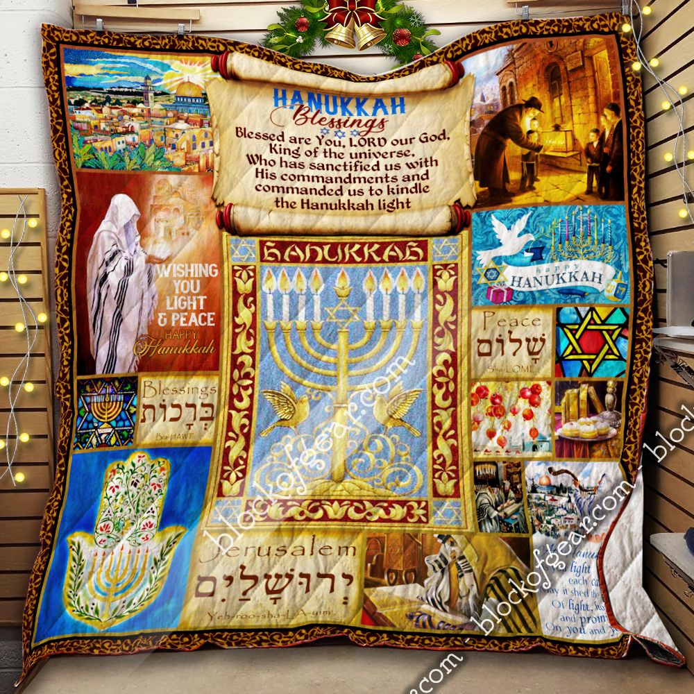 Hanukkah Blessings Quilt Hanukkah Blessings Quilt