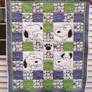 Happy Dogs K & Q Quilt Blanket Snoopy Quilt Blanket