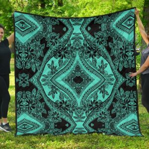 Hawaii Polynesian Plumeria Premium Quilts J1