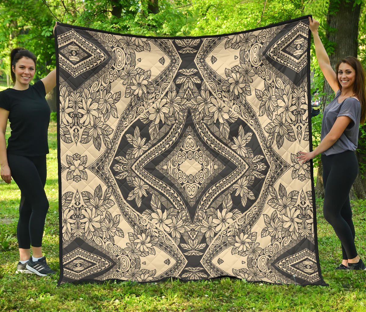 Hawaii Polynesian Plumeria Premium Quilts J1 Hawaii Polynesian Plumeria Premium Quilts J1