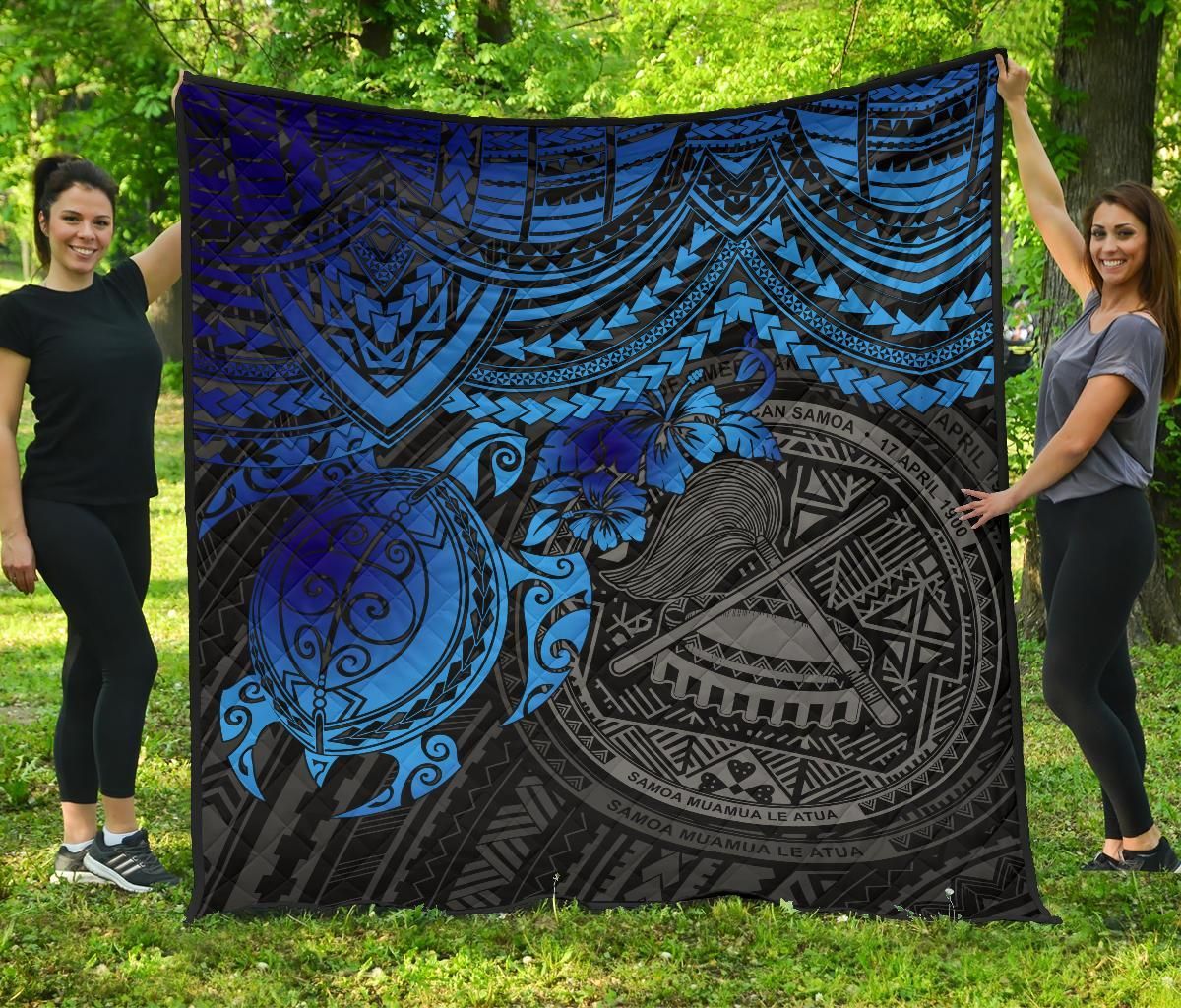 Hawaii Polynesian Turtle Hibiscus Premium Quilts BN15 Hawaii Polynesian Turtle Hibiscus Premium Quilts BN15