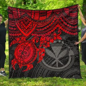 Hawaii Polynesian Turtle Hibiscus Premium Quilts BN1518