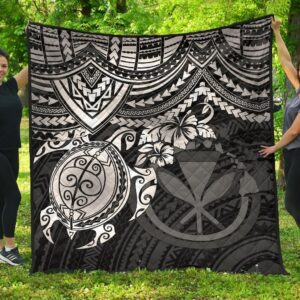 Hawaii Polynesian Turtle Hibiscus Premium Quilts BN1518
