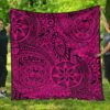 Hawaii Tiki Sun God Polynesian Premium Quilts J1