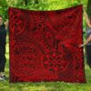 Hawaii Tiki Sun God Polynesian Premium Quilts J1