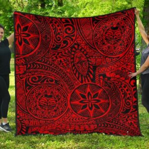 Hawaii Tiki Sun God Polynesian Premium Quilts J1