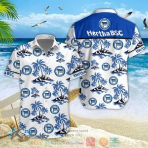 Hertha Bsc Hawaiian Shirt