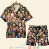 Horror Movie Film Faces Hawaiian Shirt