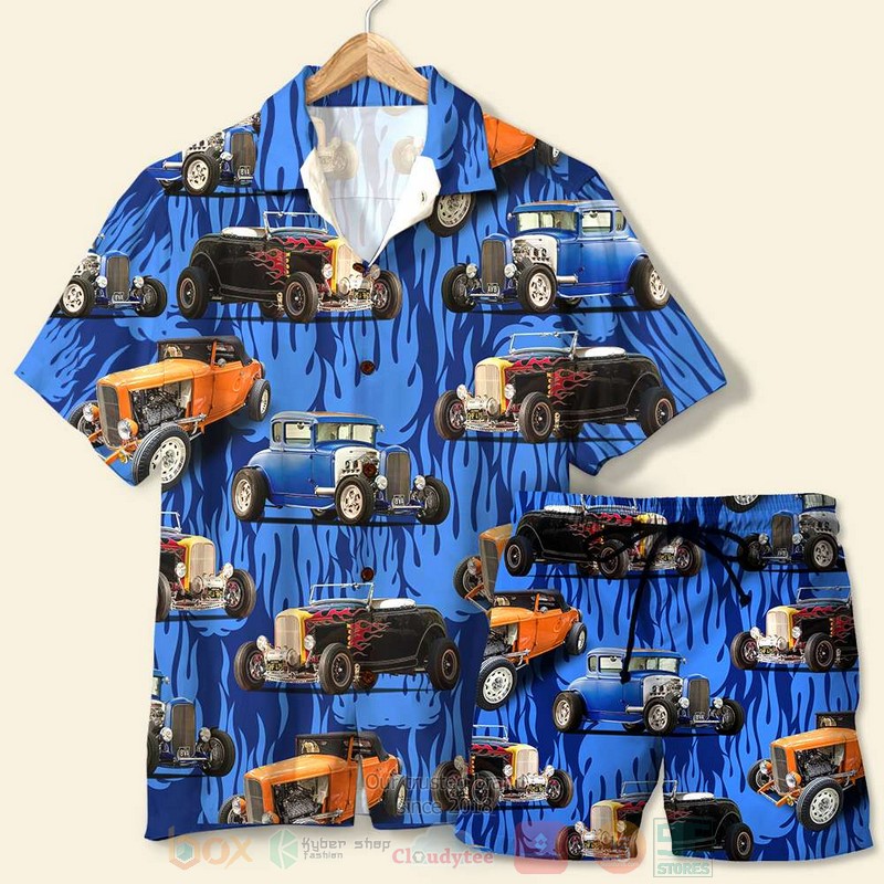 Hot Rod Flame Hawaiian Shirt Hot Rod Flame Hawaiian Shirt