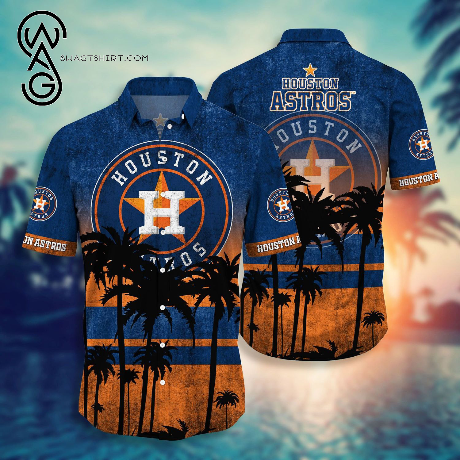 Houston Astros Baseball Team Combo Hawaiian Shirt And Shorts Houston Astros Baseball Team Combo Hawaiian Shirt And Shorts