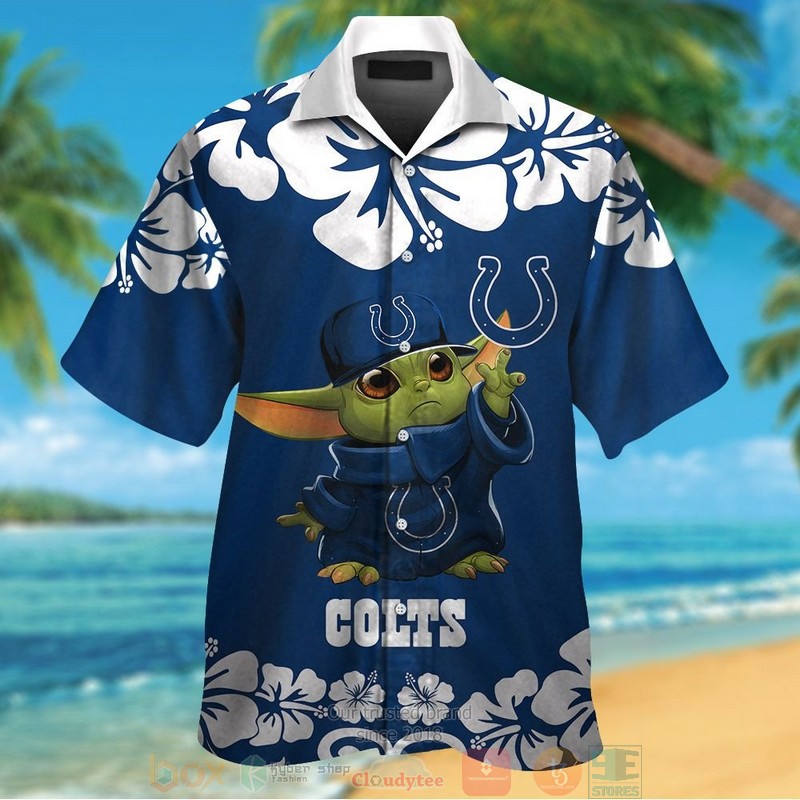Indianapolis Colts Baby Yoda Hawaii Shirt Indianapolis Colts Baby Yoda Hawaii Shirt