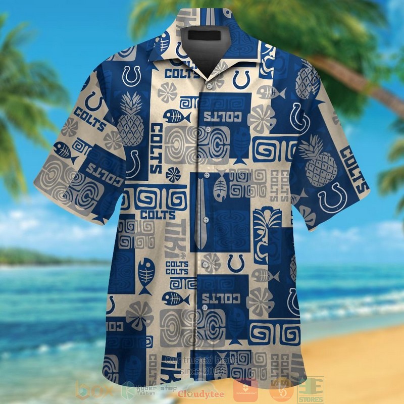 Indianapolis Colts Fish Bone Hawaii Shirt Indianapolis Colts Fish Bone Hawaii Shirt