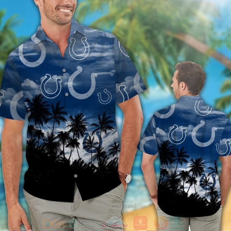 Indianapolis_Colts_palm_tree_blue_black_hawaiian_shirt_and_shorts_1-768x768-1