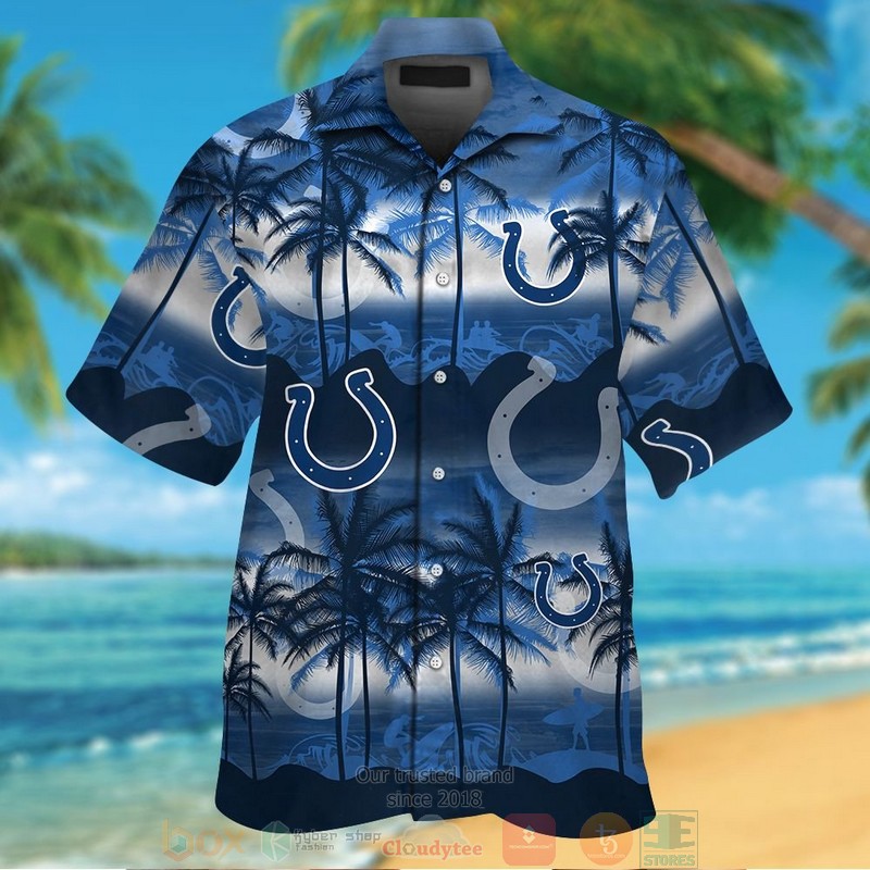 Indianapolis Colts Palm Tree Hawaii Shirt Indianapolis Colts Palm Tree Hawaii Shirt