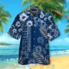 Indianapolis Colts Tropical Plants Hibiscus Blue Hawaiian Shirt And Shorts
