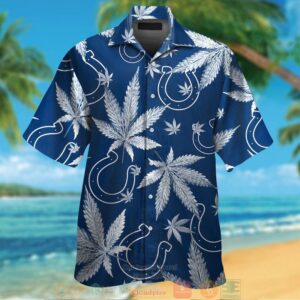 Indianapolis Colts Weed Blue Hawaii Shirt