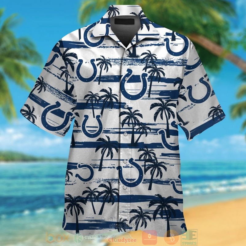 Indianapolis Colts White Hawaii Shirt Indianapolis Colts White Hawaii Shirt