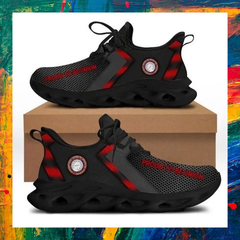 International Union Of Operating Engineers Proud To Be Union Max Soul Clunky Sneaker Shoes International Union Of Operating Engineers Proud To Be Union Max Soul Clunky Sneaker Shoes