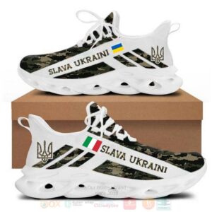 Italy Stands With Ukraine Camo Color Clunky Max Soul Shoes