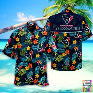 Houston Texans Mlb Hawaiian Shirt Beach Short