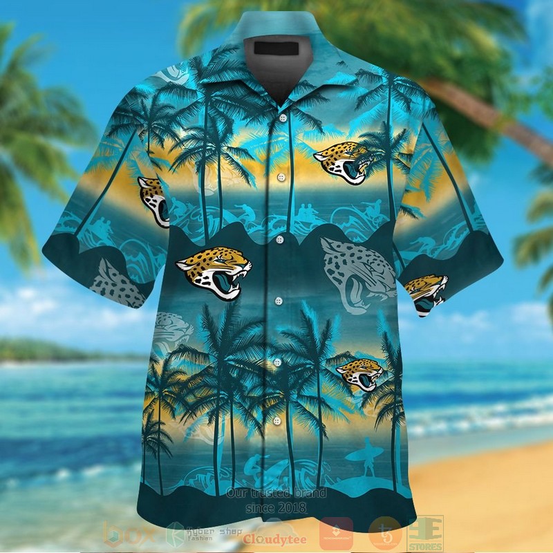 Jacksonville Jaguars Palm Tree Hawaii Shirt Jacksonville Jaguars Palm Tree Hawaii Shirt