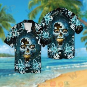 Jacksonville Jaguars Skull Hawaiian Shirt And Shorts